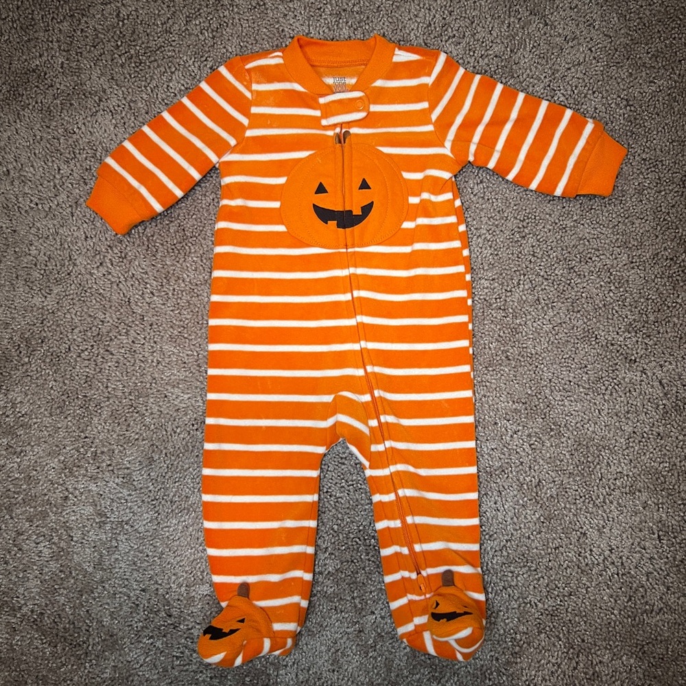 6 Months Halloween Zip-up Sleeper